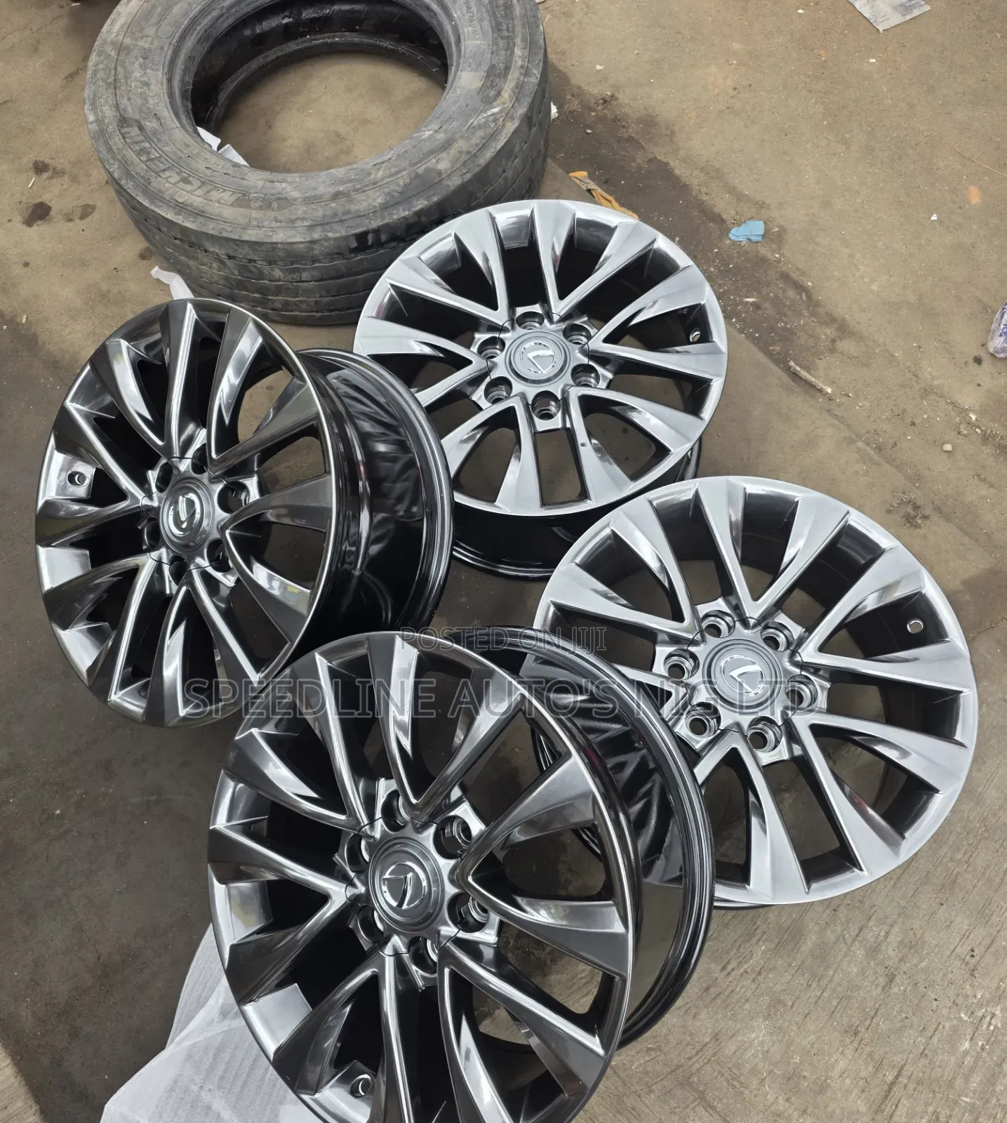 Complete Set of Rims Lexus Gx460 2022/2023 Model