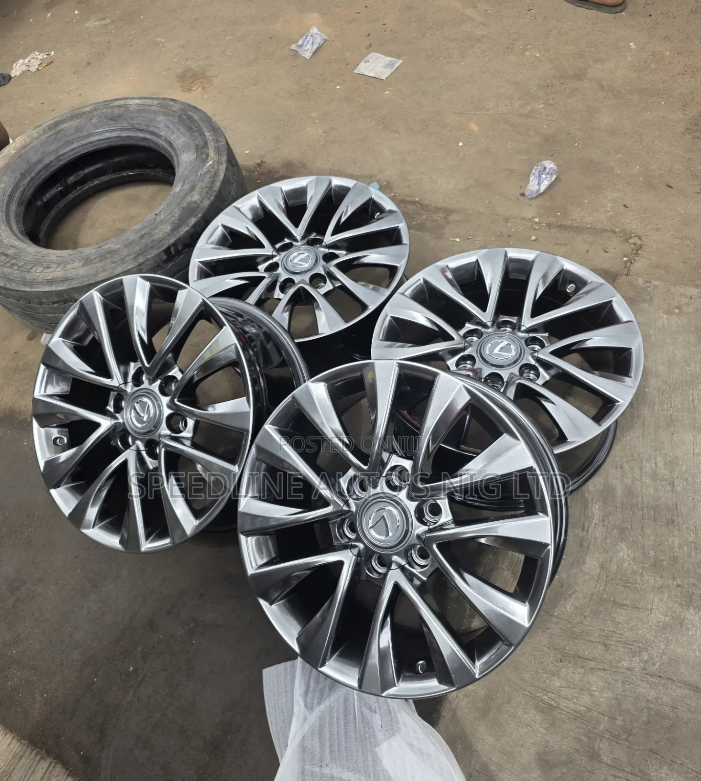 Complete Set of Rims Lexus Gx460 2022/2023 Model