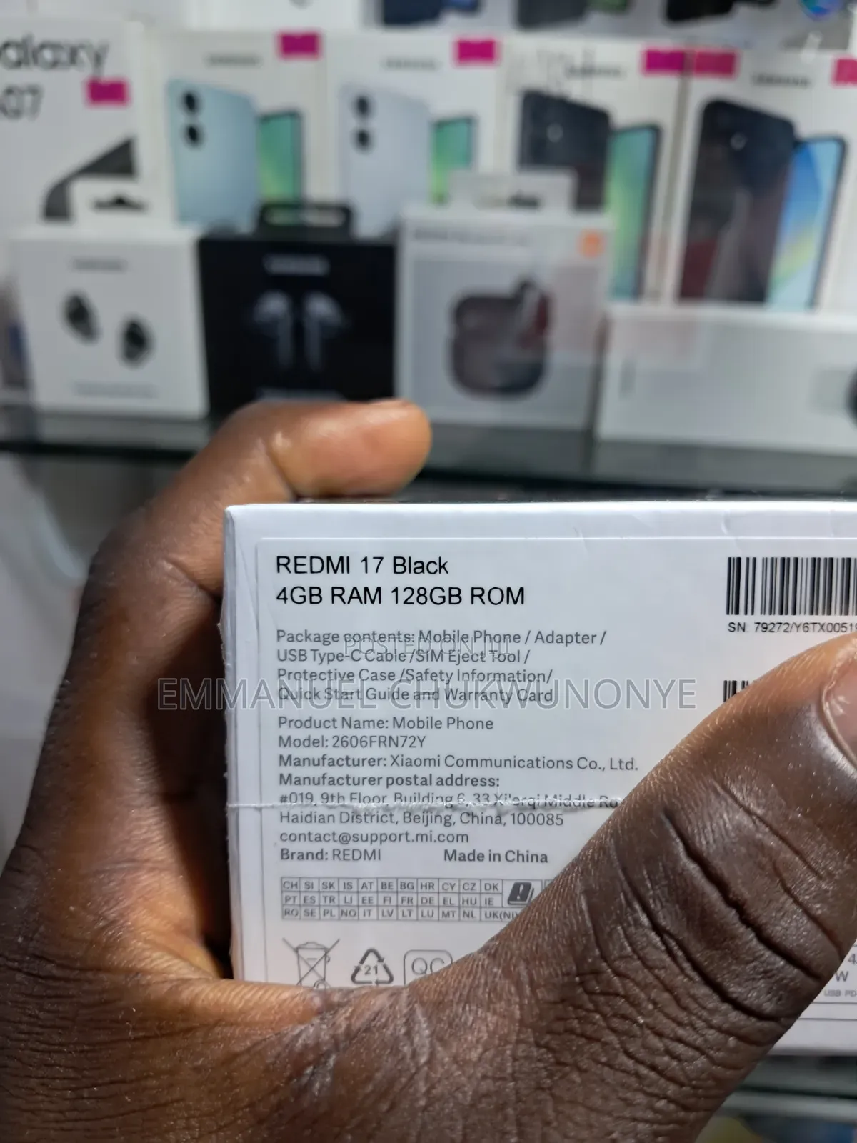 New Xiaomi Redmi 4 GB Black