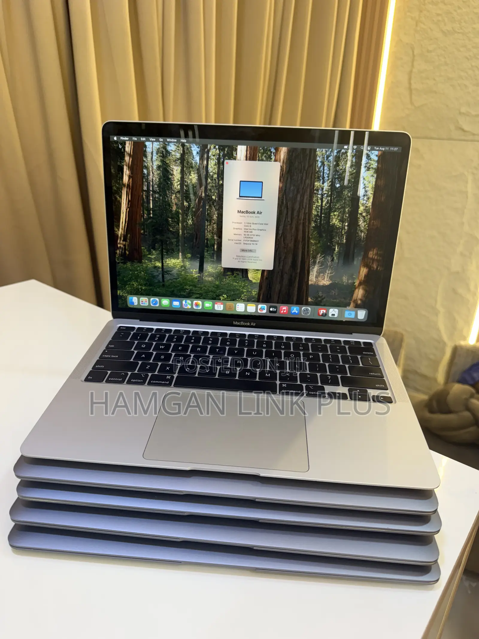 Laptop Apple MacBook Air 2020 16GB Intel Core i5 SSD 256GB