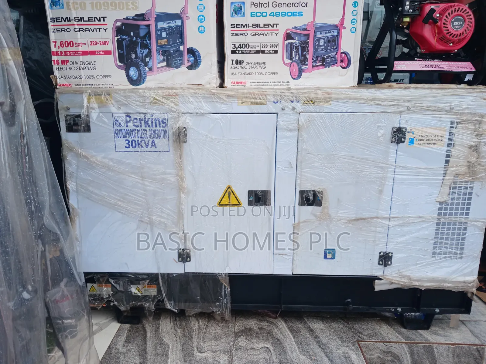 Perkins Generator 30kva Soundproof