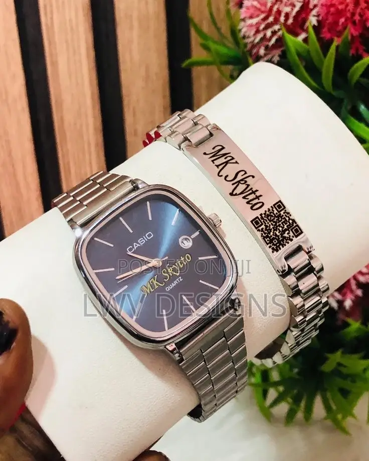 Customized Wristwatch Bracelet | Personalized Gift Set