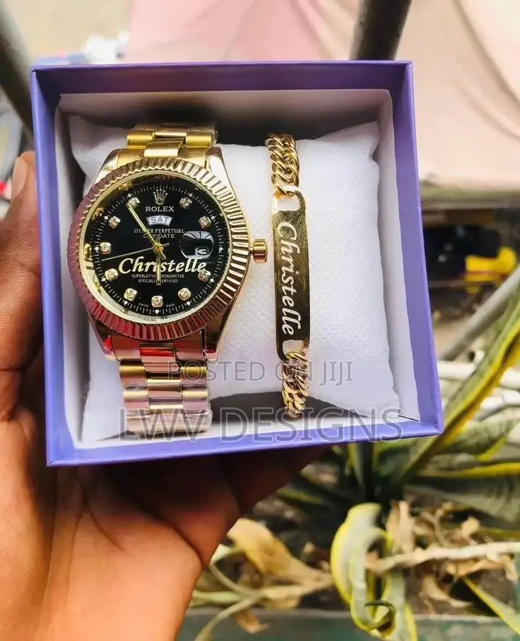 Customized Wristwatch Bracelet | Personalized Gift Set