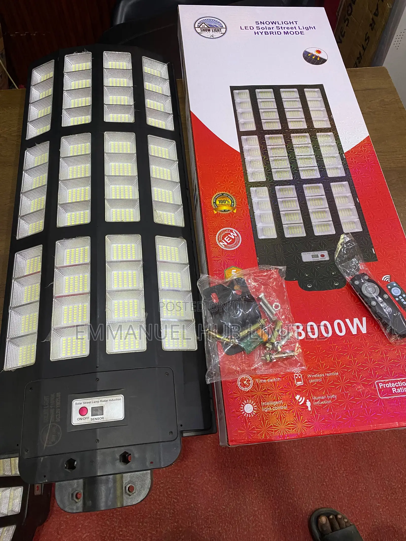 Led Solar Street Light (Hybrid Mode) 8000watts