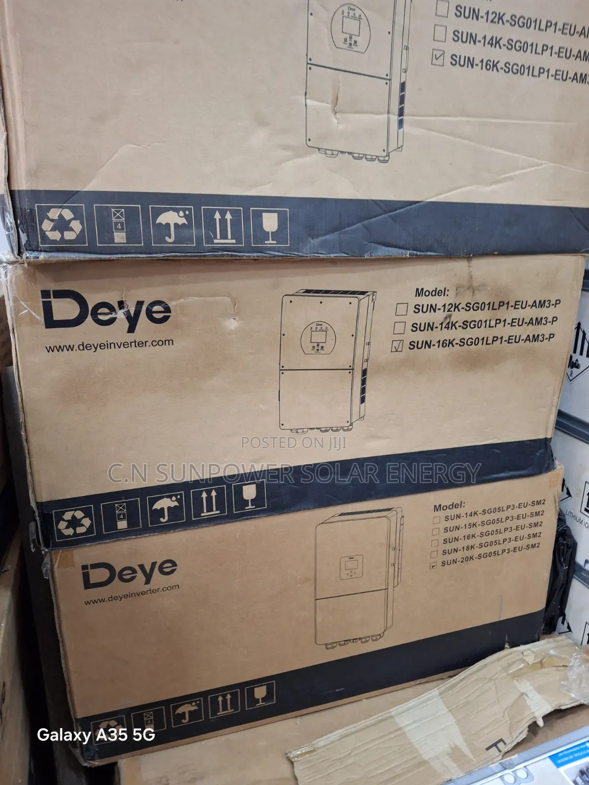 20kva/48v Deye 3phase Hybrid Solar Inverter System