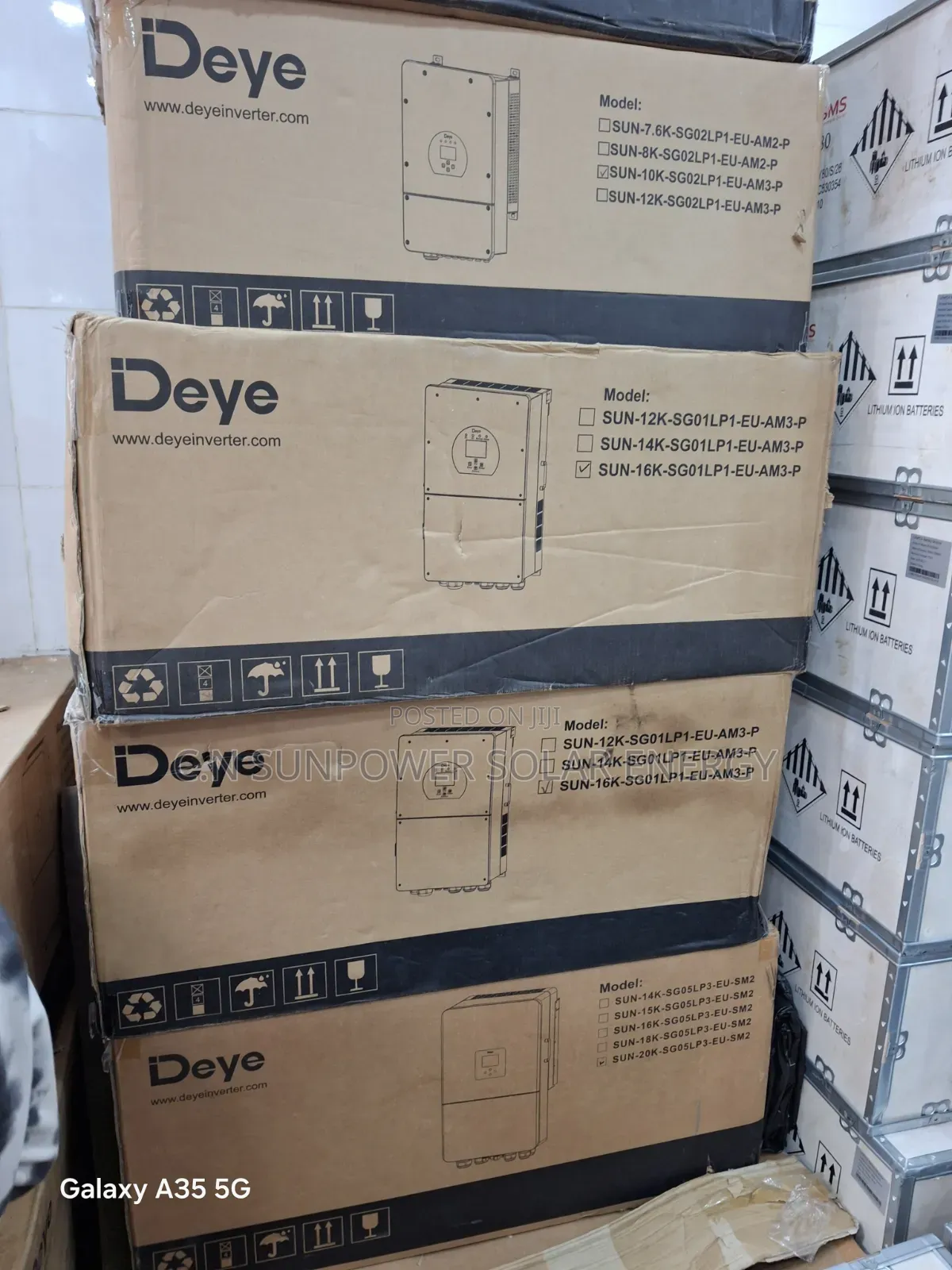 20kva/48v Deye 3phase Hybrid Solar Inverter System