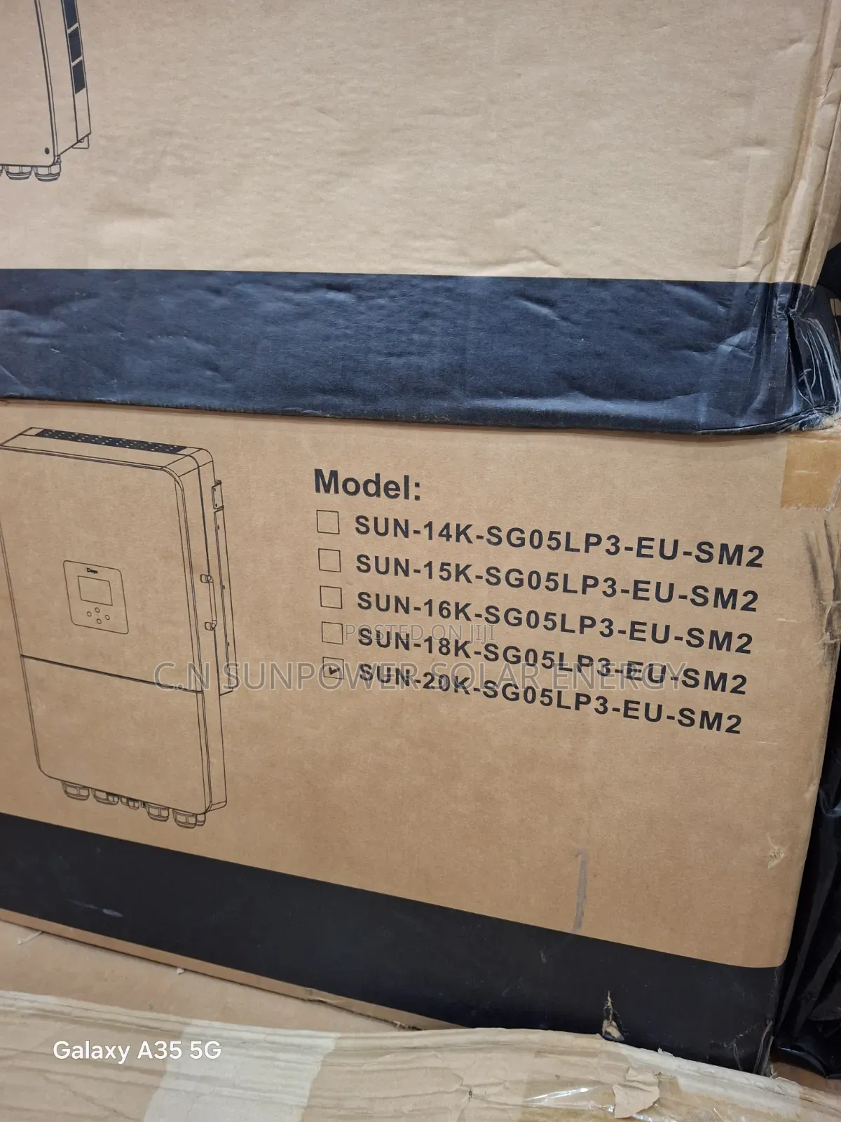 20kva/48v Deye 3phase Hybrid Solar Inverter System