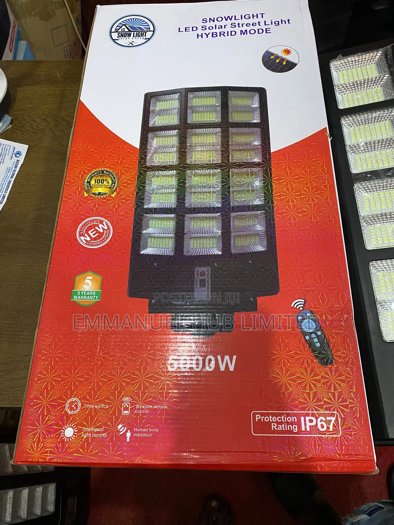 Led Solar Street Light (Hybrid Mode) 5000watts