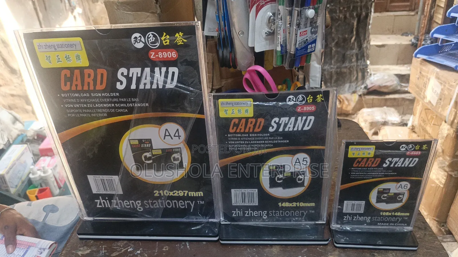 Acrylic Card Stand