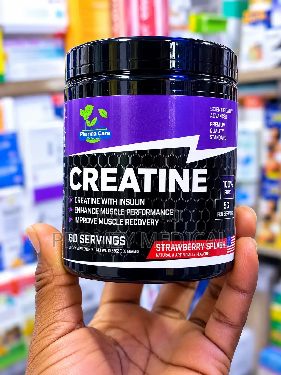 Creatine Monohydrate Powder 60 Servings