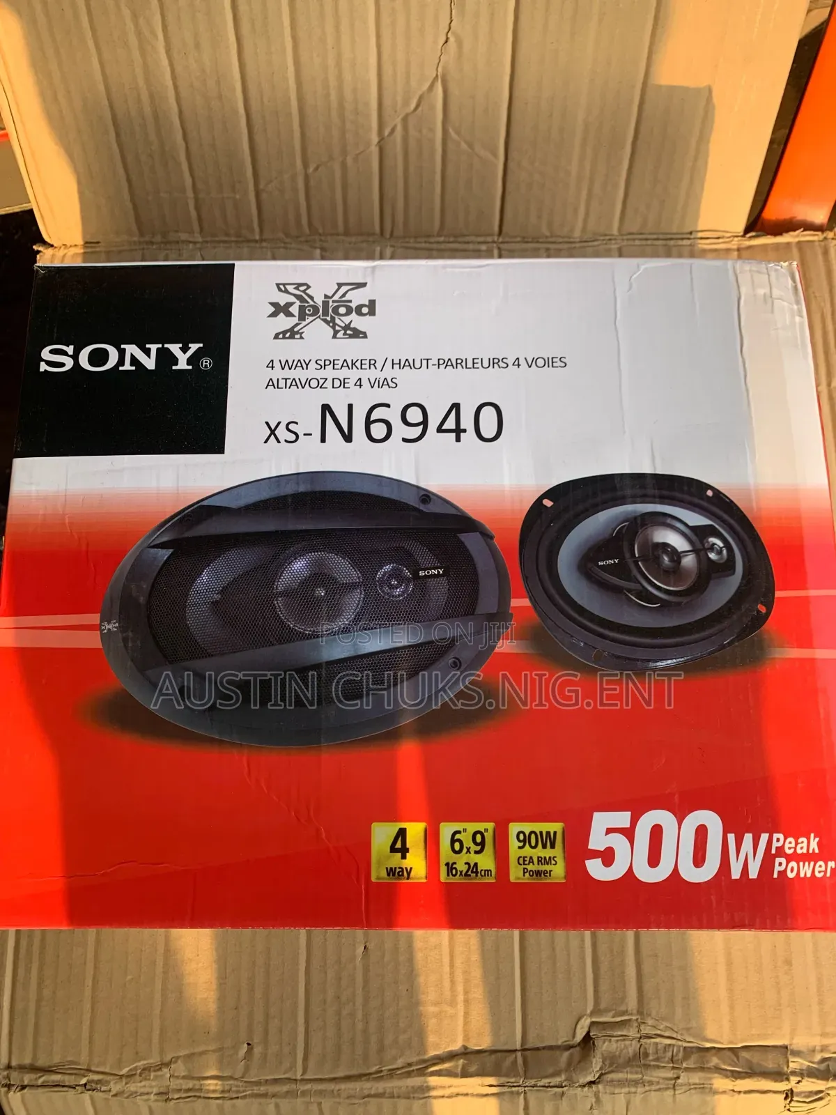 Sony Xplod Heavy Bass Speakers