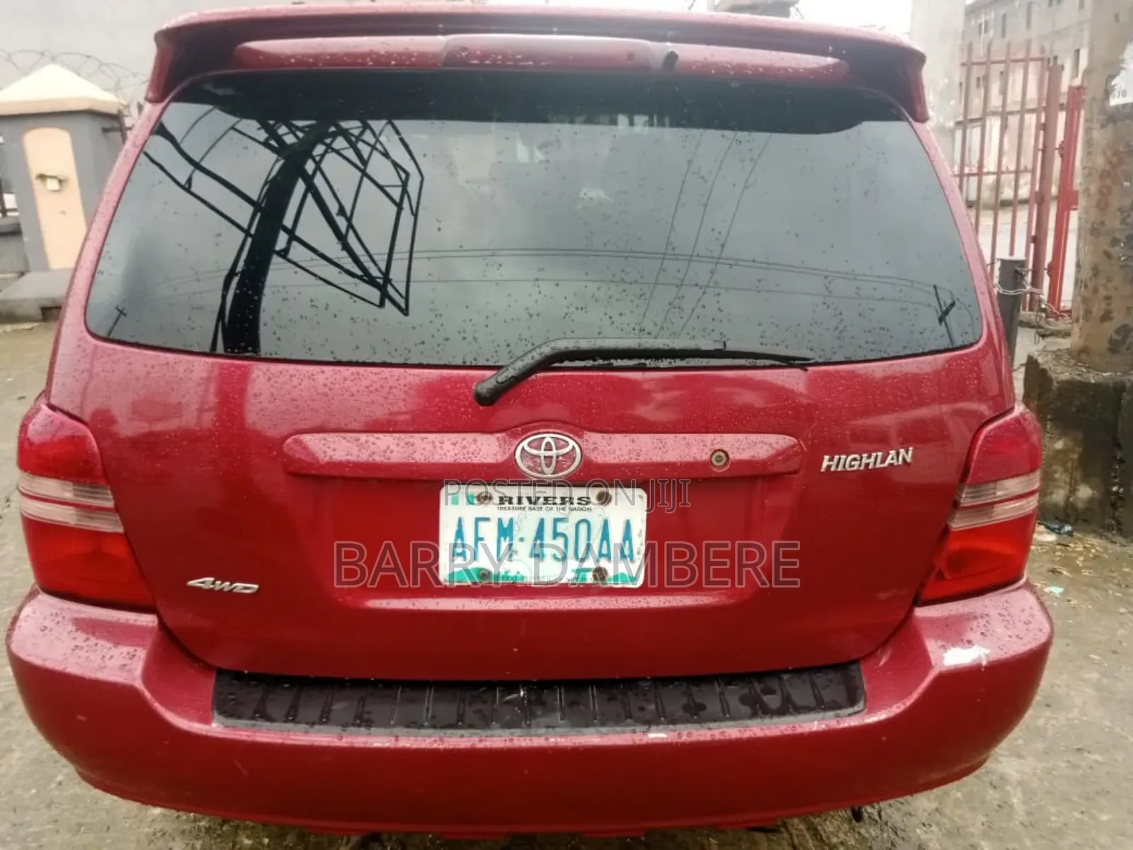 Toyota Highlander 2003 Red