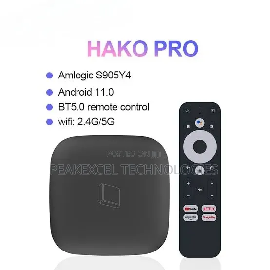 HAKO Pro Google Certified ATV Box Android 11 TV Box 2GB 16GB