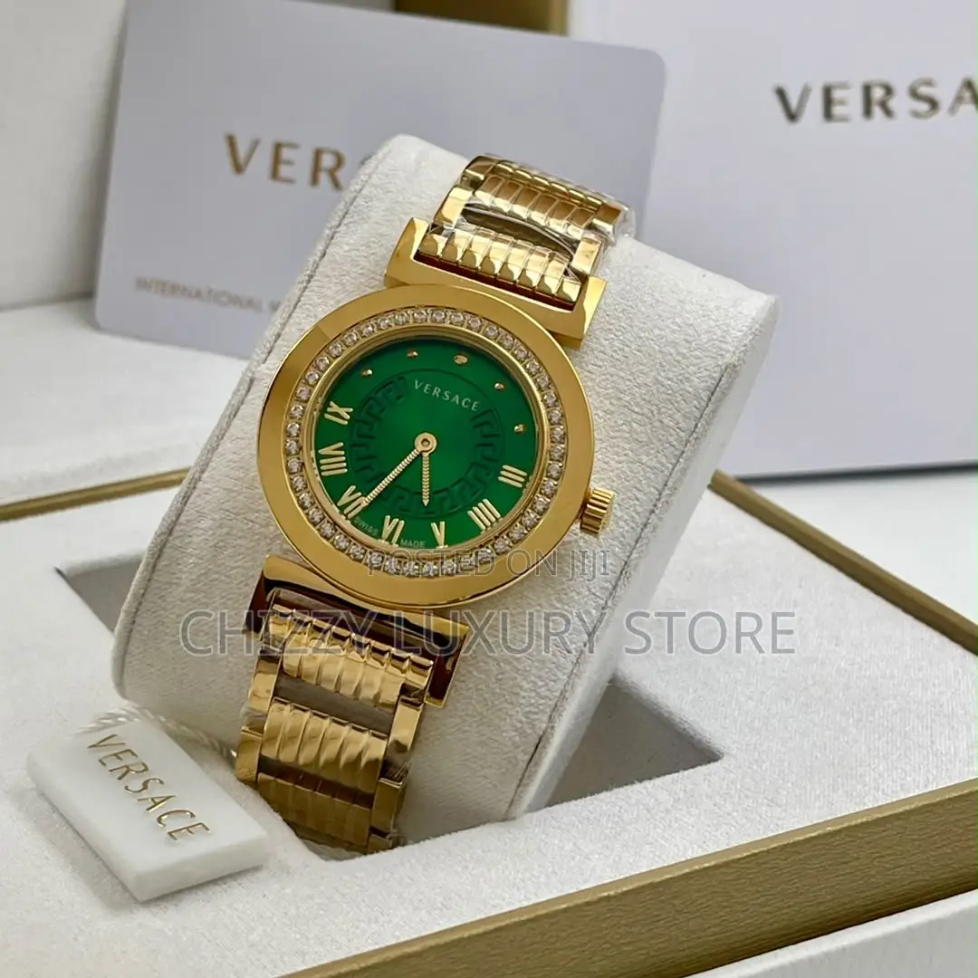 Versace Quality Luxury Ladies Chain Strap Wristwatch