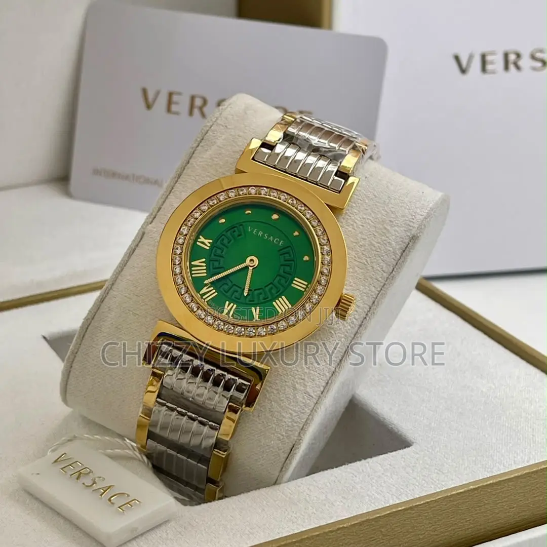 Versace Quality Luxury Ladies Chain Strap Wristwatch