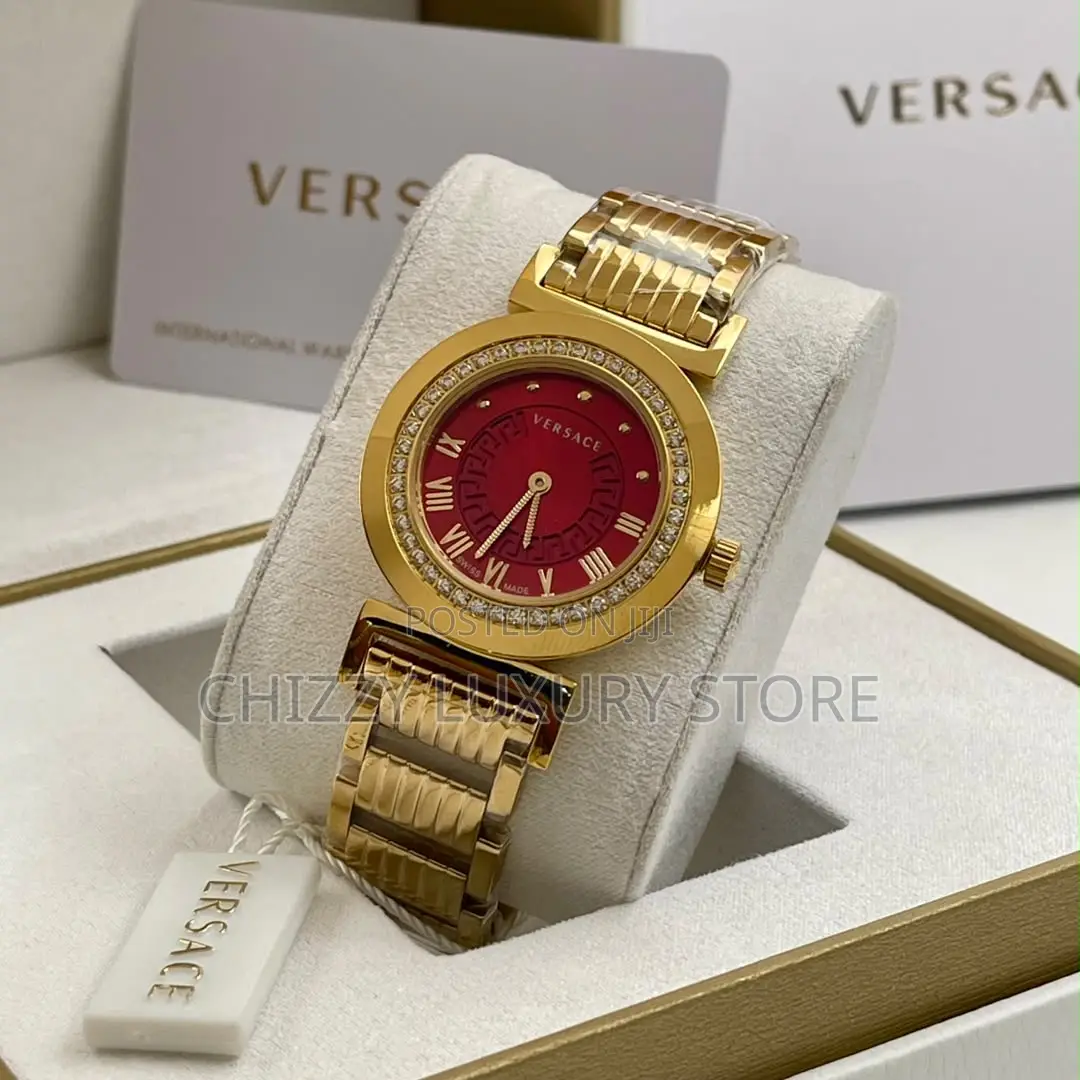 Versace Quality Luxury Ladies Chain Strap Wristwatch