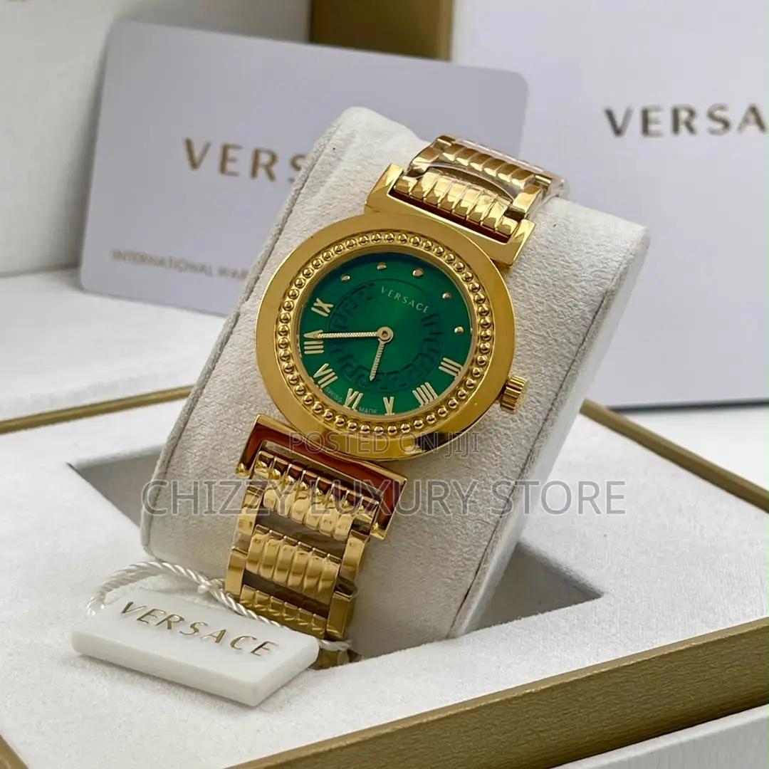 Versace Quality Luxury Ladies Chain Strap Wristwatch