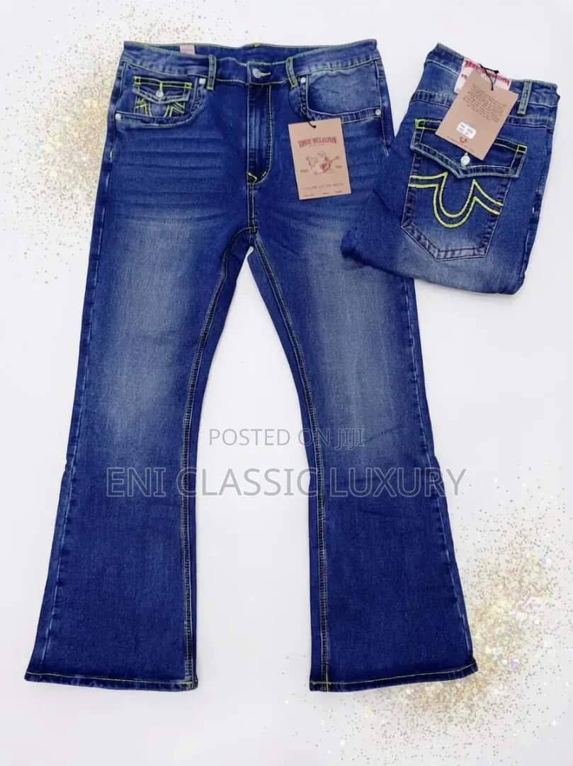 Best Quality Luxury Men's Jeans True Religion Well Banded Package