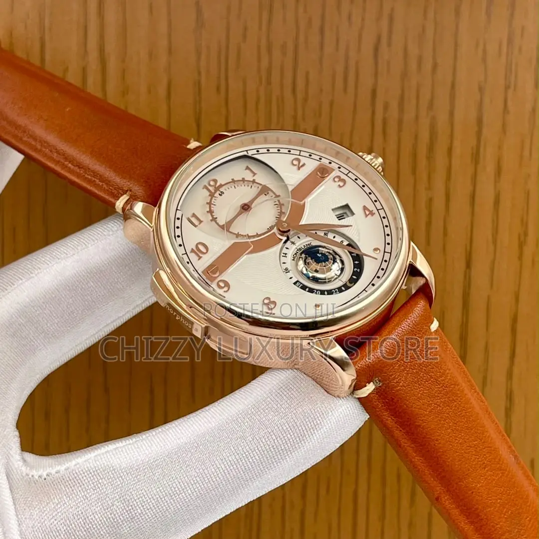 Mont Blanc Quality Luxury Men Automatic Engine Wristwatch