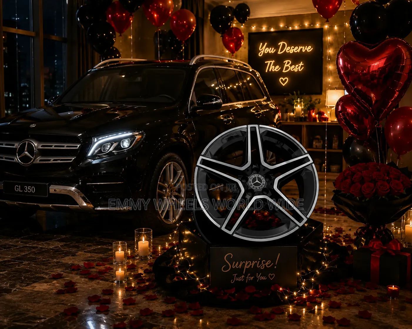 20inches for M/Benz Gl Available in Black and Stainless