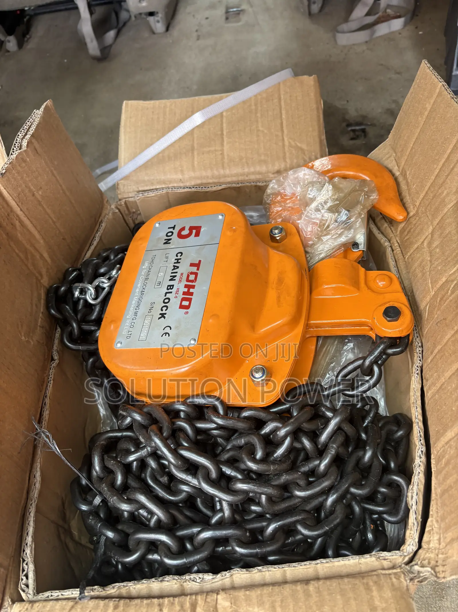 5TOns X6meter Manual Chain Blocks