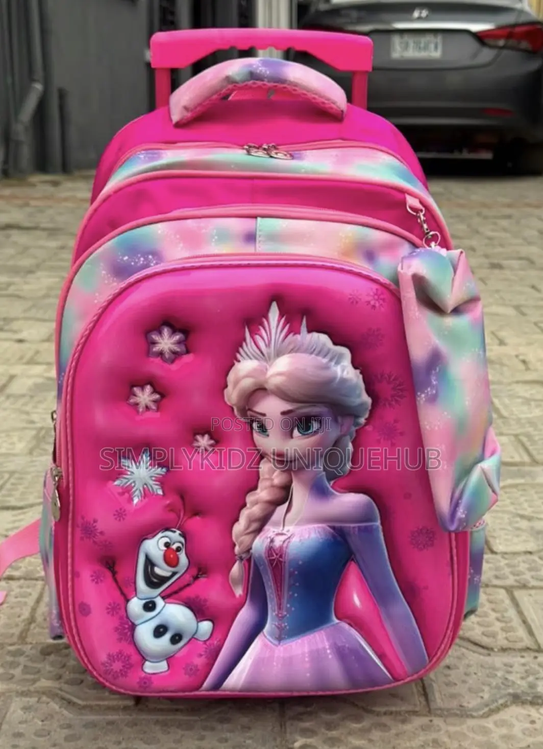 Frozen-Themed Trolley Backpack