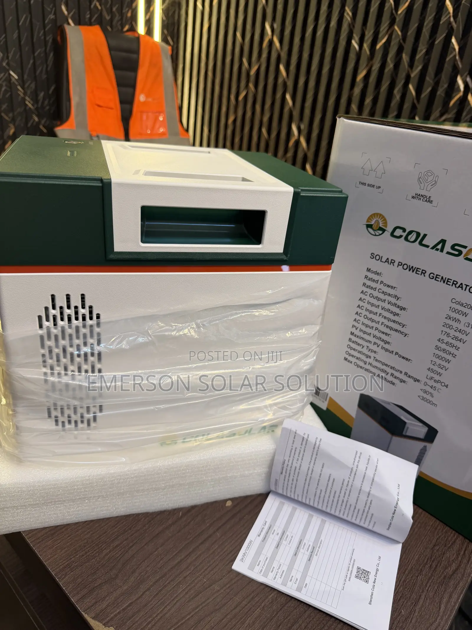 Cola 2000 Solar Generator 2kWh/1000w