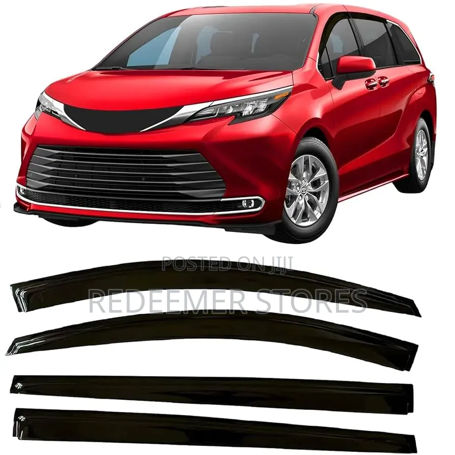 4pcs Window Visor/ Sun Rain Guard for 2011-2020 Toyota Sienna