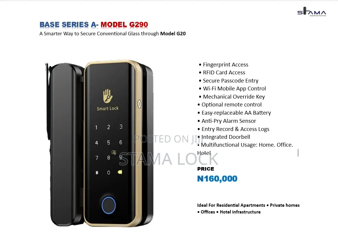 Smart Lock for Glass Door