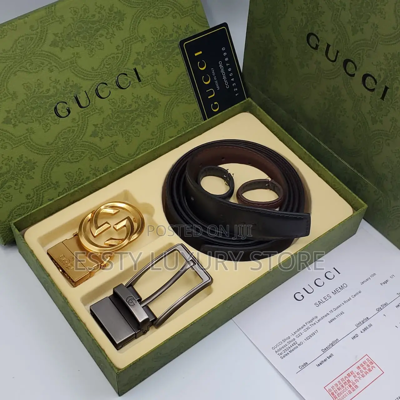 High Quality Luxury Men Set of Belt