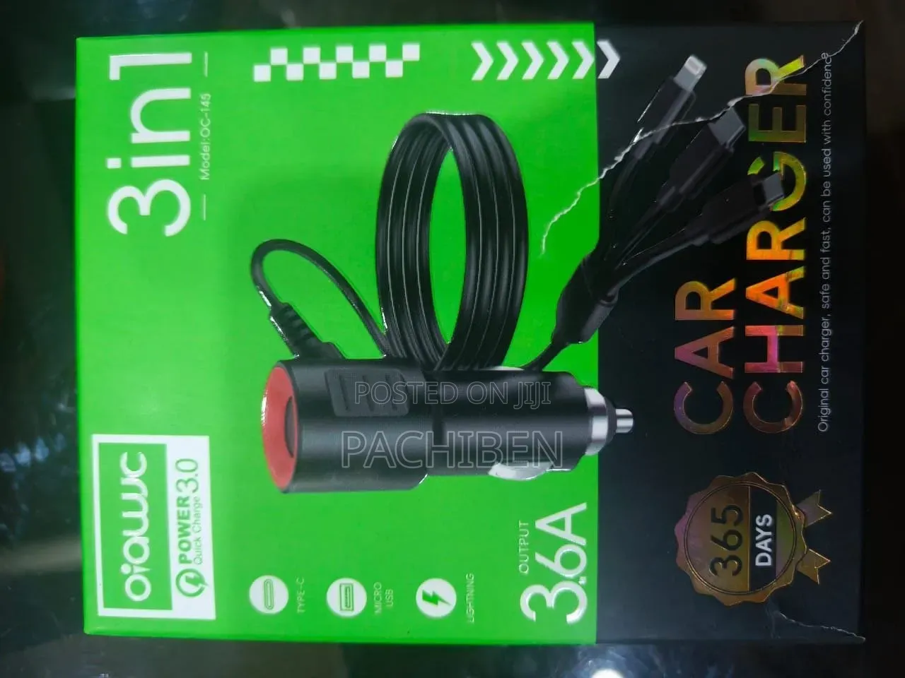 3in1 Car Super Fast Charger