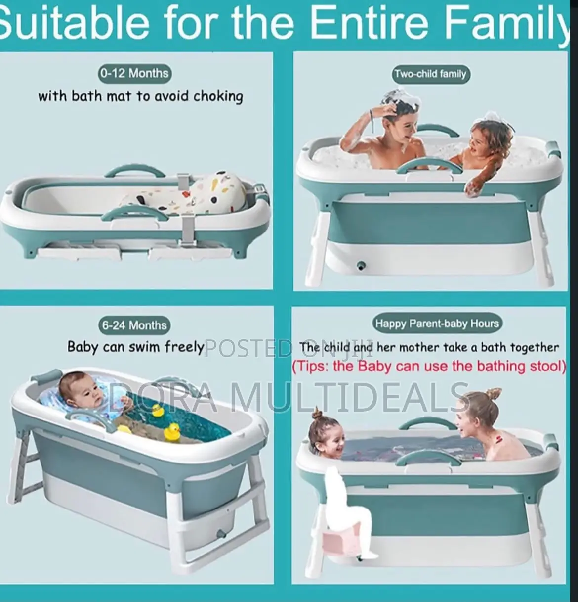Imported Bath Tub for Adult and Children