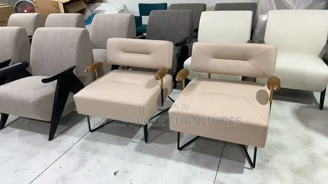 High-Quality Two Accent Leather Chairs
