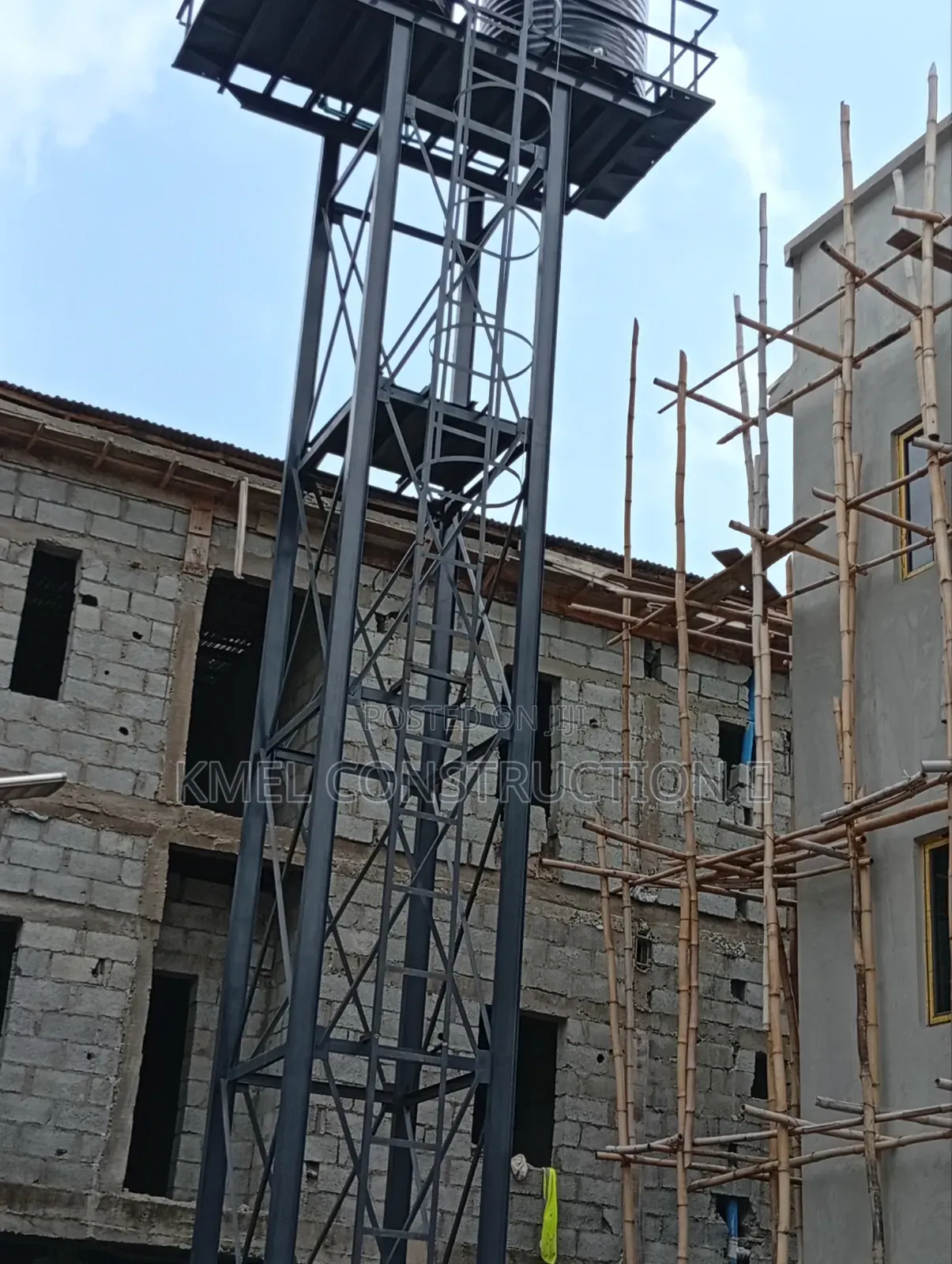 Elevated Water Tank Stand Design.