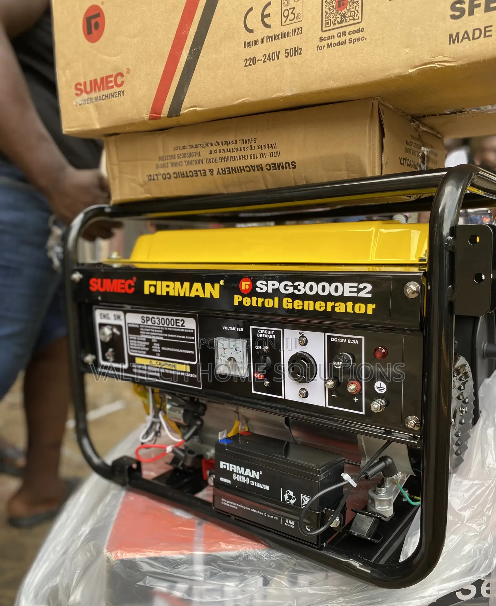 1. 5KVA Fireman Petrol Generator – Key Starter