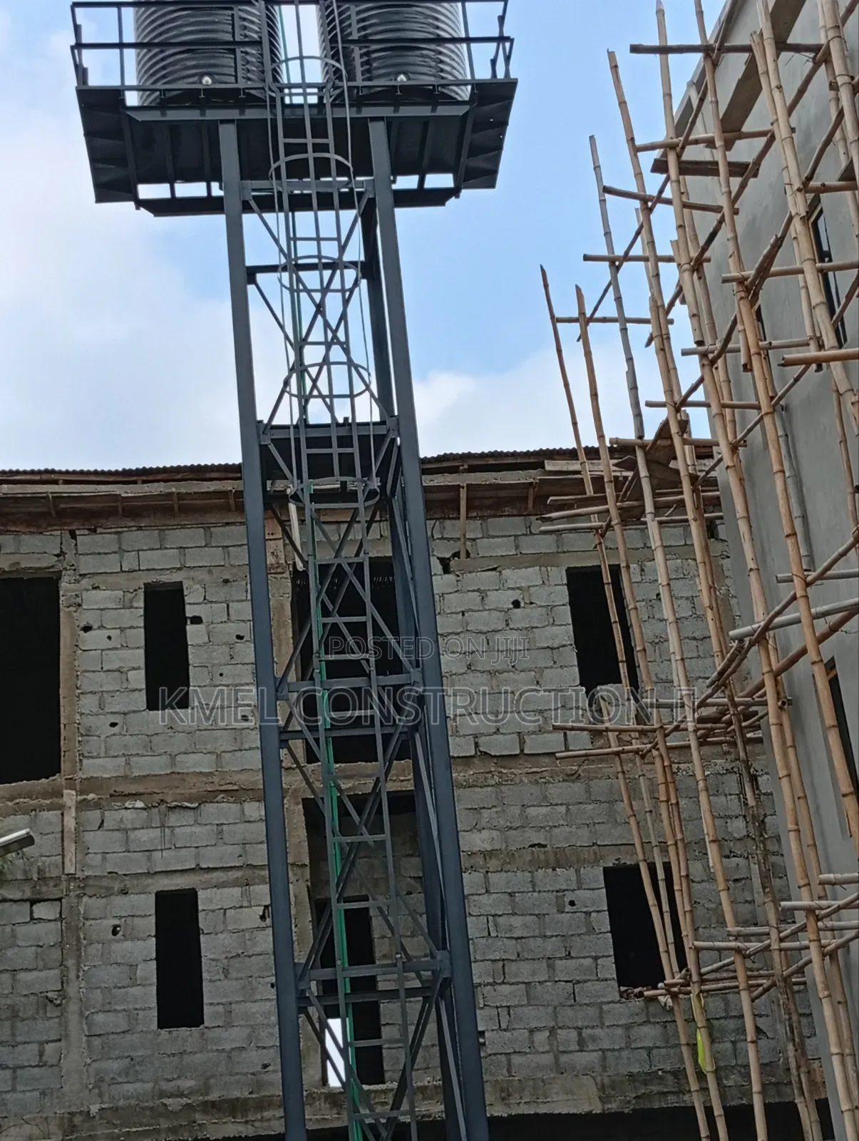 Residential Water Tank Stand.