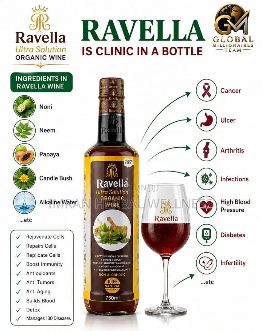 Ravella Ultra Solution Organic Wine - Full Body Detox Cleansing
