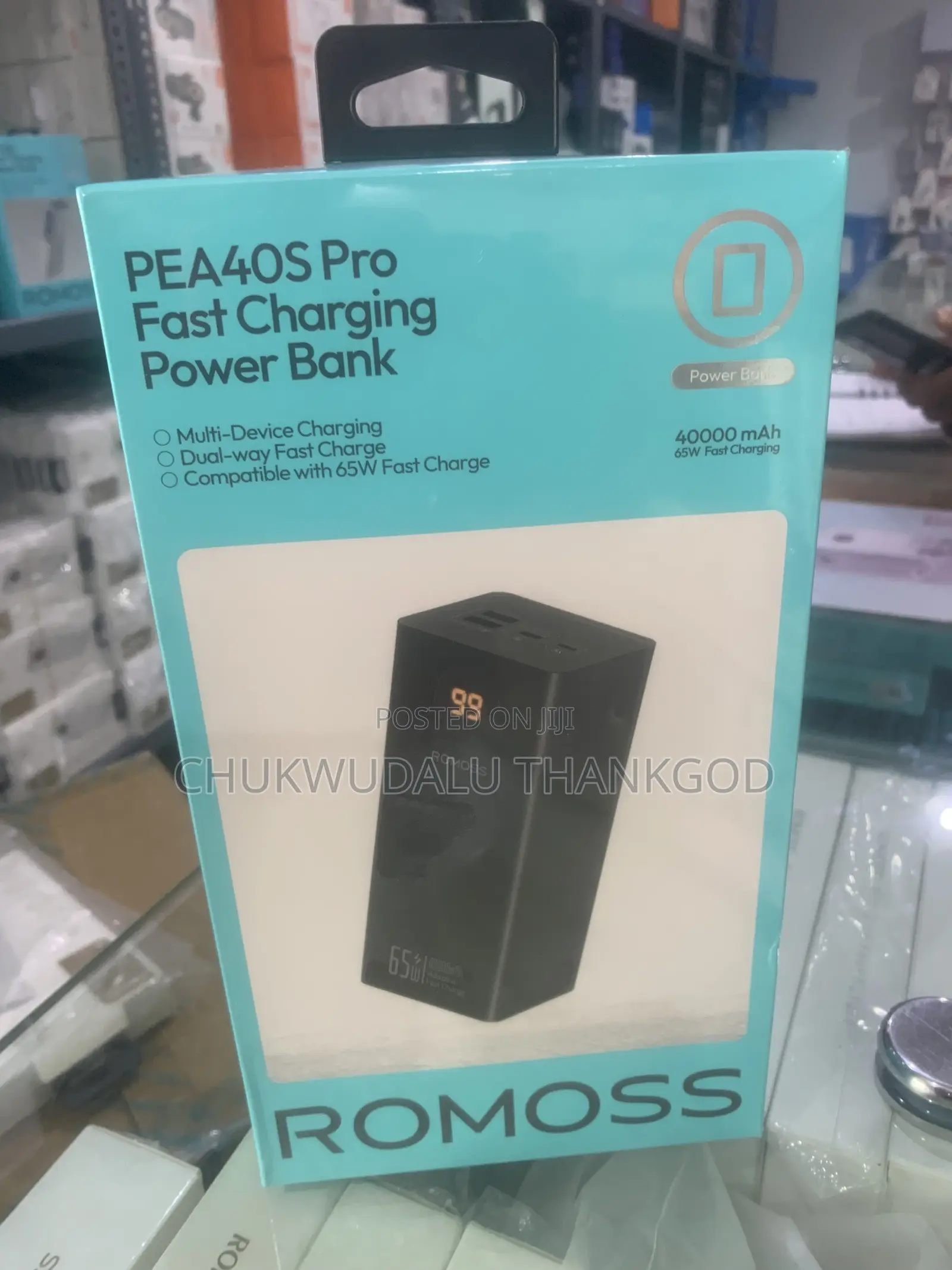 Romoss 40000mAh Type C Power Potable Laptop and Mobile Charger