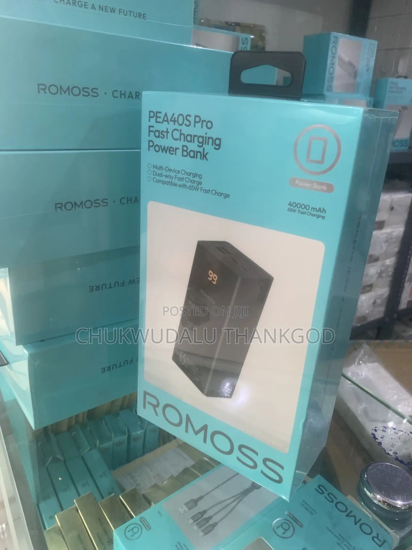 Romoss 40000mAh Type C Power Potable Laptop and Mobile Charger