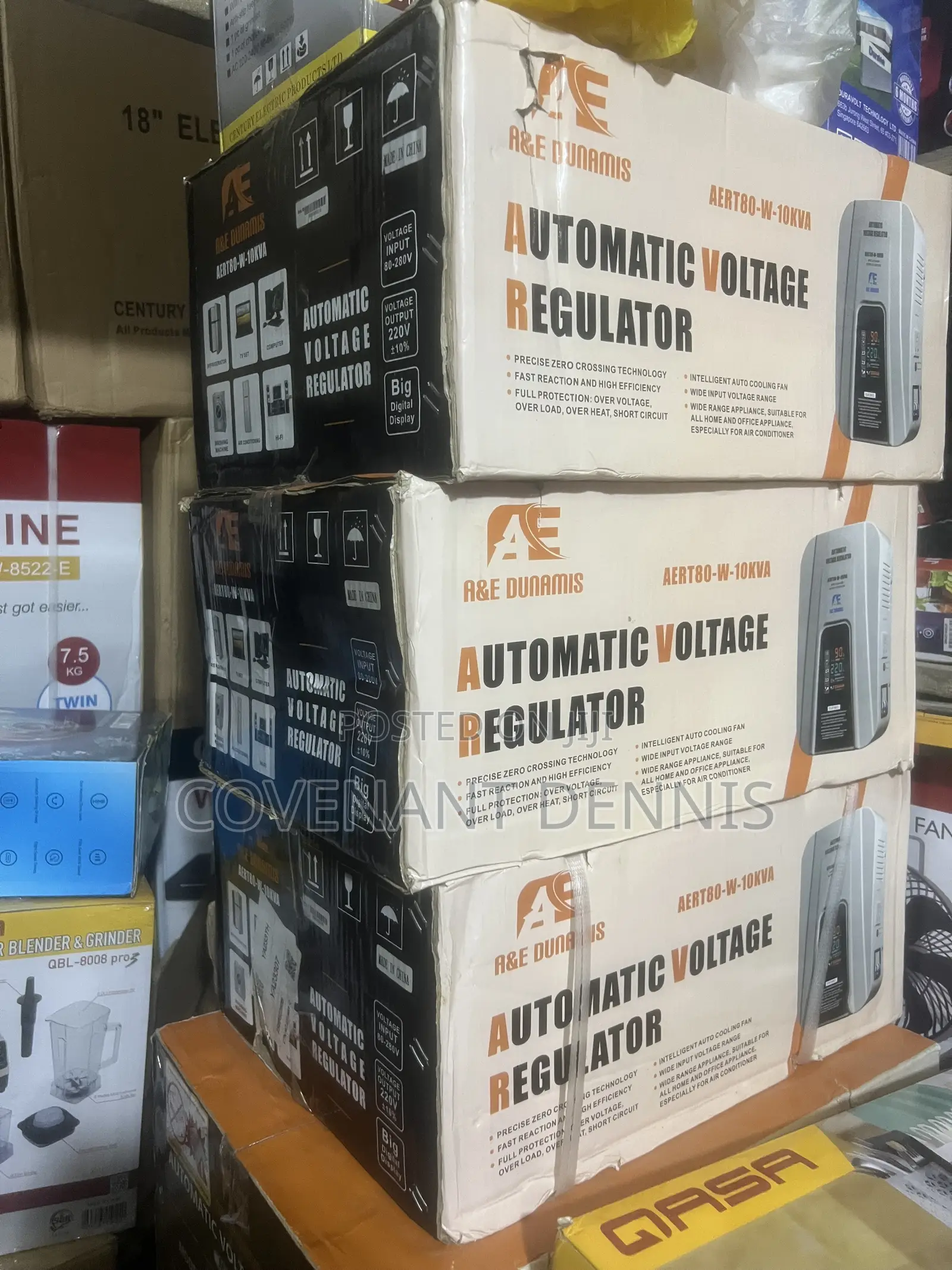 A E DUNAMIS 10kva Automatic Voltage Regulator 80-280v