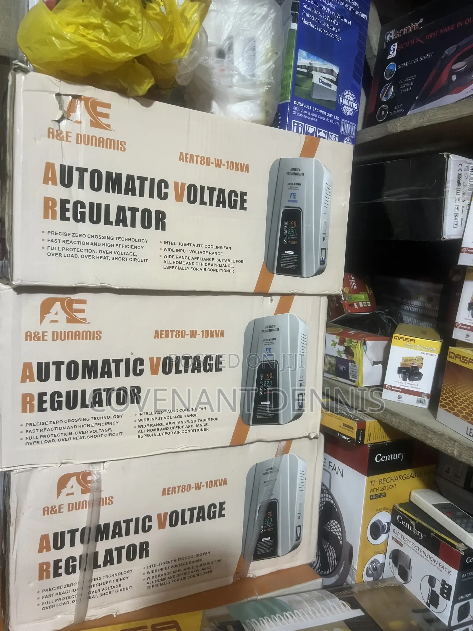A E DUNAMIS 10kva Automatic Voltage Regulator 80-280v