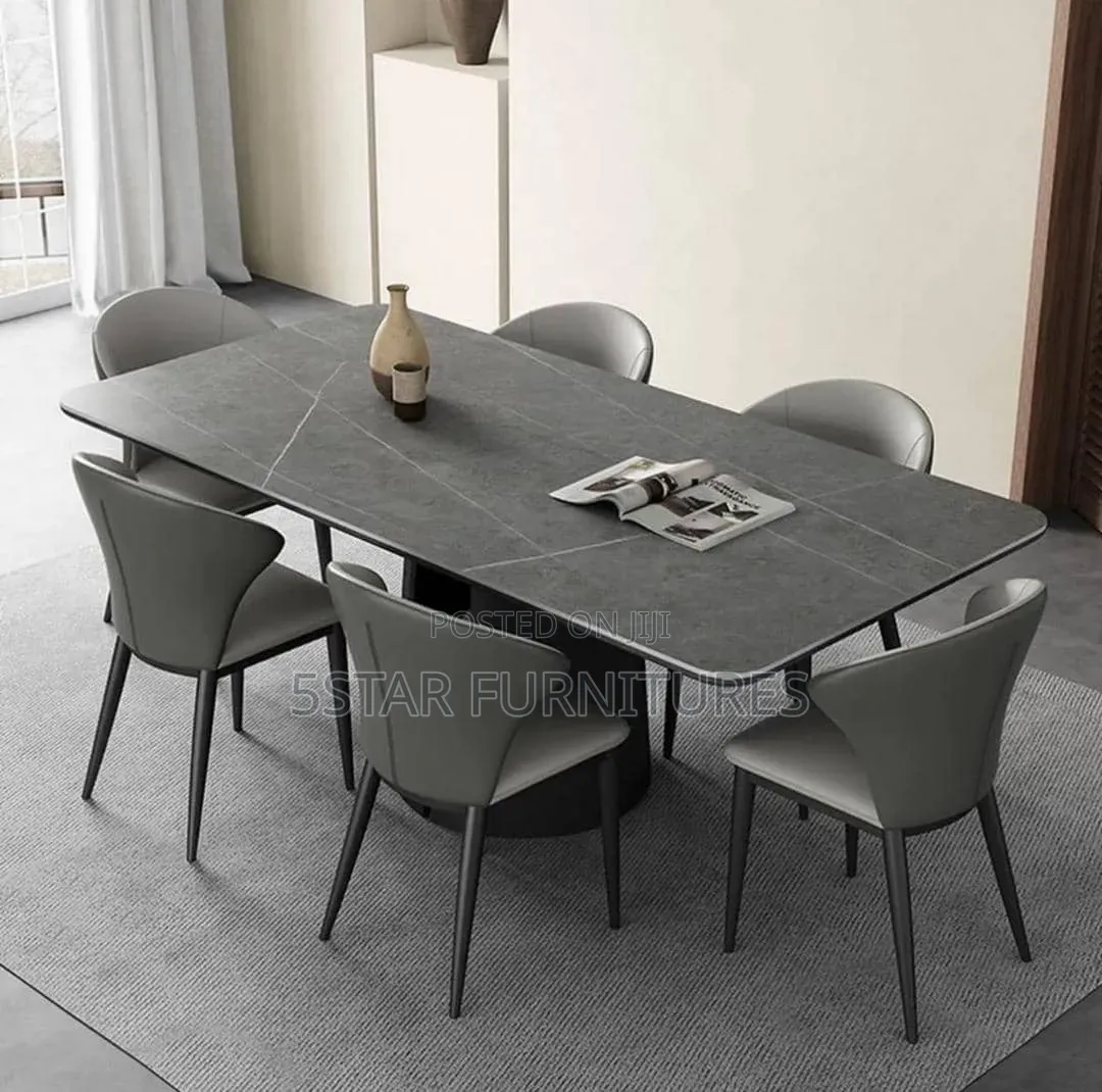 Marble Dining Table With 6 Chairs