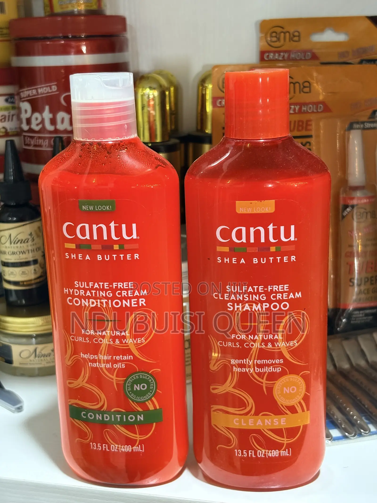 Cantu Hair Shampoo and Conditioner