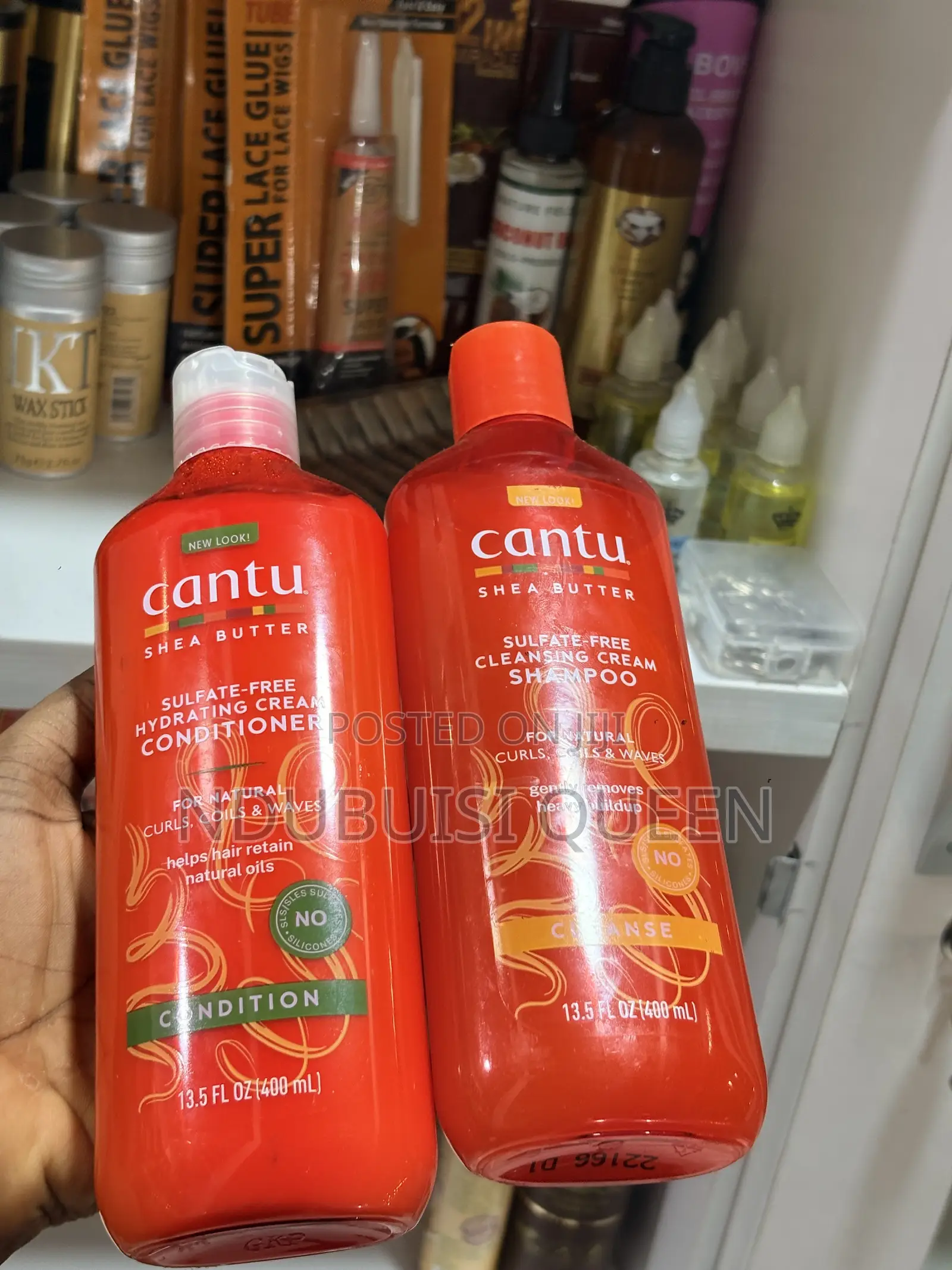 Cantu Hair Shampoo and Conditioner