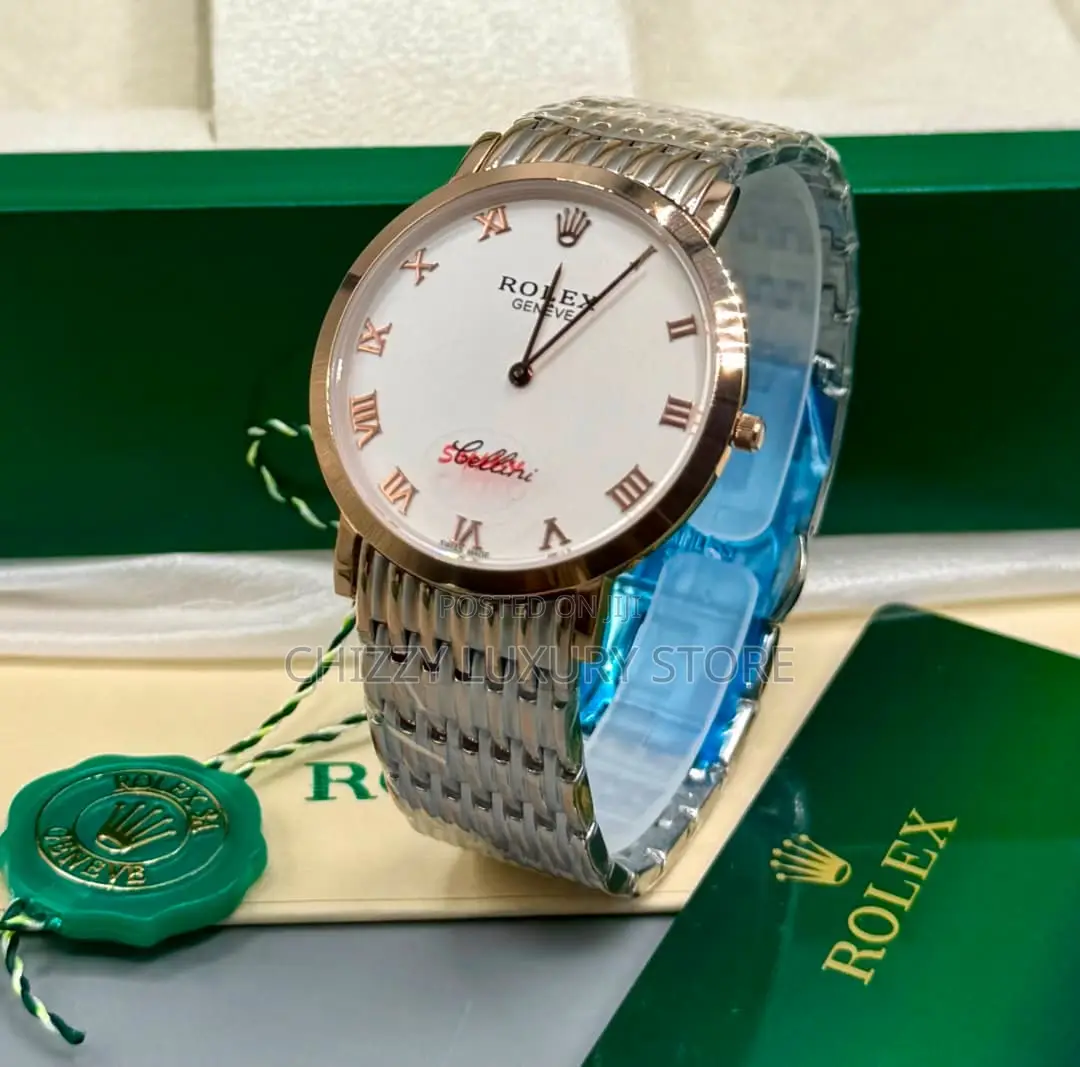 Rolex Geneve Authentic Flat Quality Luxury Wristwatch