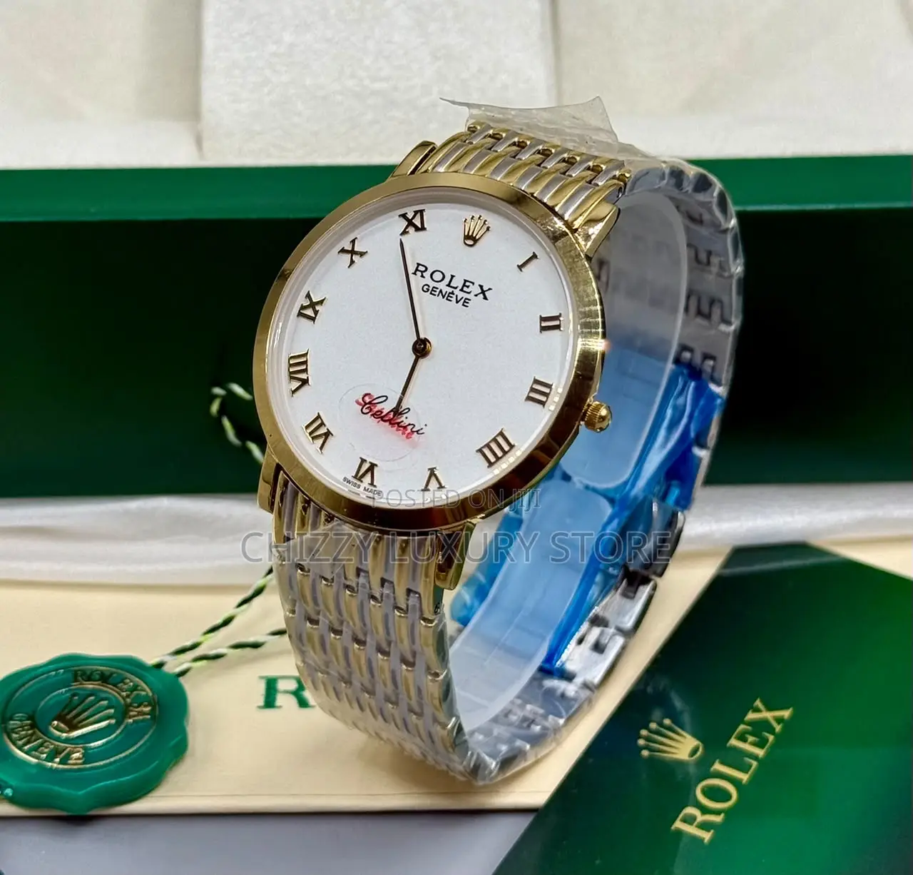 Rolex Geneve Authentic Flat Quality Luxury Wristwatch