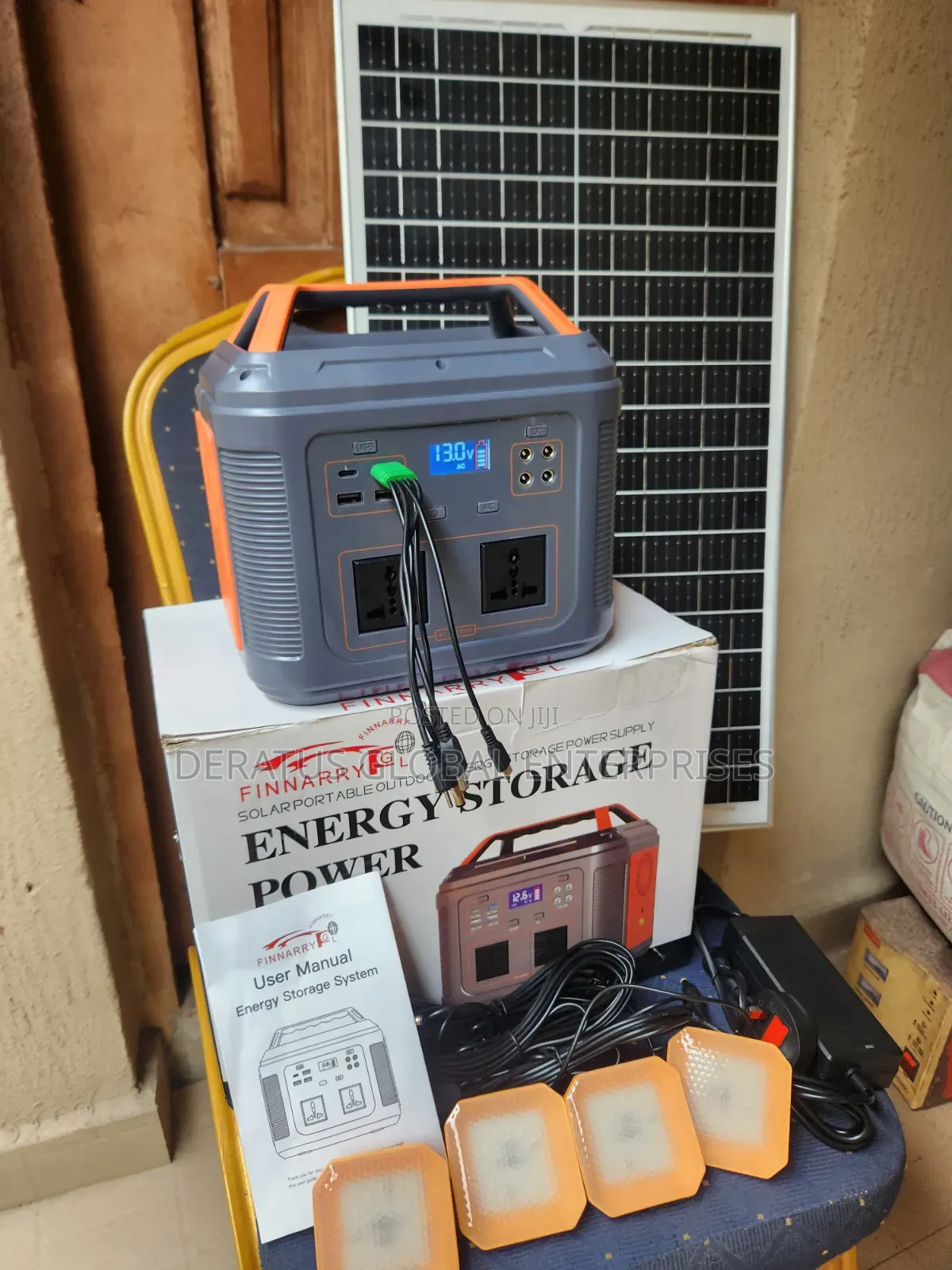 350W Portable Power Station With Solar Panel