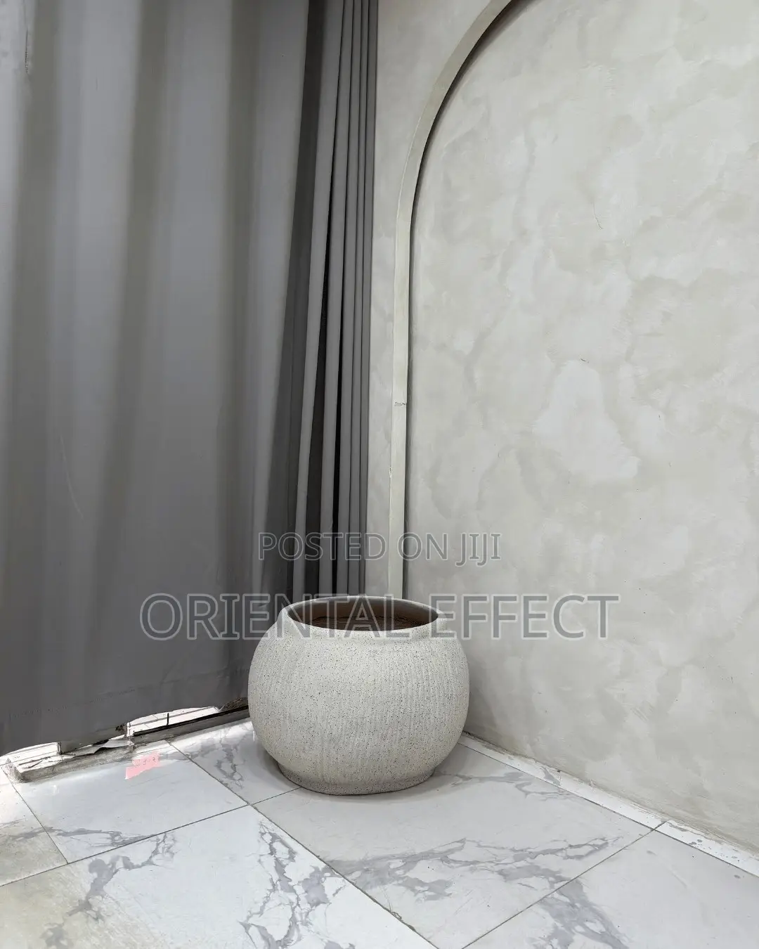 Granite Nude Rough Bowl Merlot Pot | Flower Pots Nigeria | Home Decor