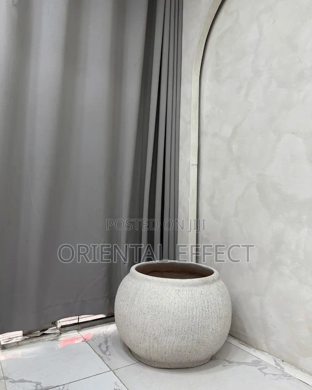 Granite Nude Rough Bowl Merlot Pot | Flower Pots Nigeria | Home Decor