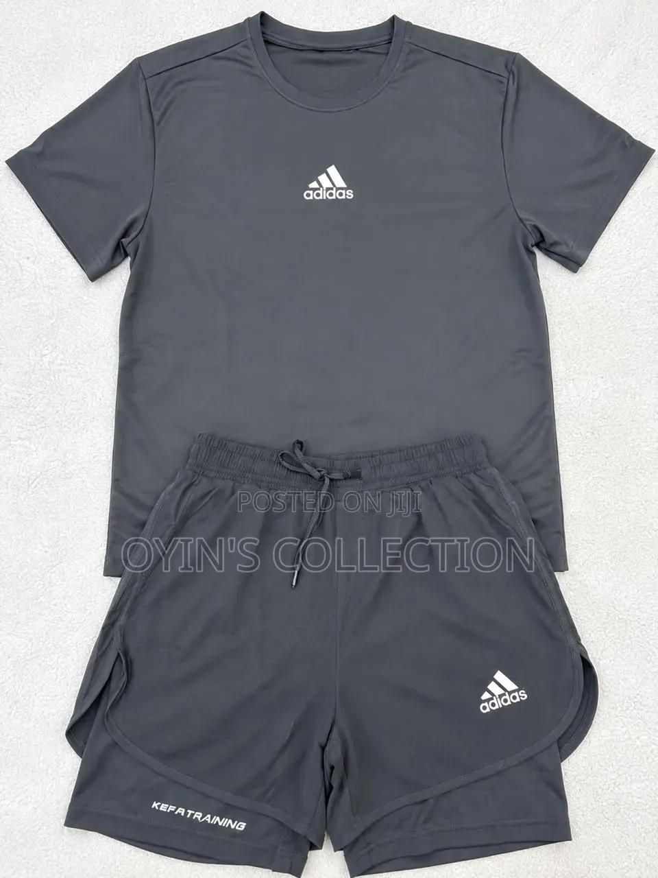 Adidas Men’s T-Shirt Training Shorts Set – Sportswear 2-Piece